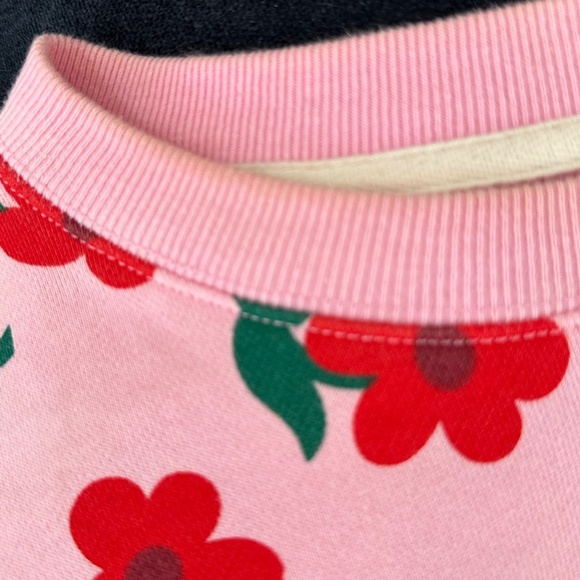 Men's GOLF WANG Find Some Time Pink and Red Flower Crewneck Sweatshirt - Size L - Picture 14 of 16